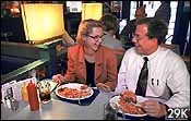 Photo of couple at dinner